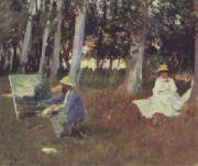 John Singer Sargent Monet Painting Sweden oil painting reproduction